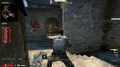 CSGO小胡子官匹透视绘制自瞄辅助V12.3